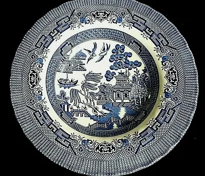 Buy Royal Wessex Oriental Blue Willow Pattern 8¾ Inch Bowl X1 (4  Ava) • 8.99£