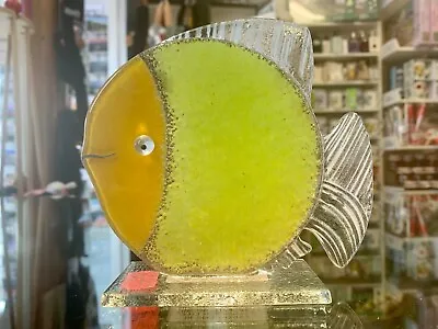 Buy Fused Glass Ornament Fish Sunrise - Nobilé Glassware - 1541-16 • 38.99£