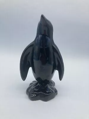 Buy Vintage Blue Mountain Pottery Penguin Figurine Teal Drip Glaze Ceramic Art • 20.65£