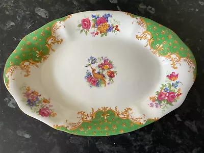 Buy Paragon Rockingham Green Small Oval Serving Tray First Quality Excellent Cond • 11.50£