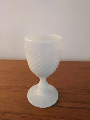 Buy Antique French Portieux Vallerysthal Opaline Milk Glass Goblet 10.5cms Tall  • 19.50£