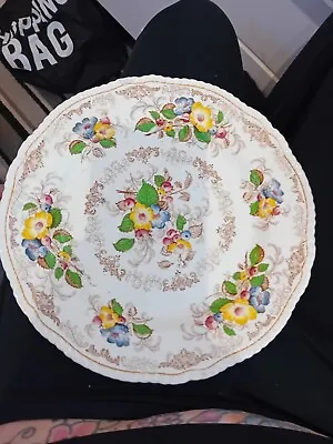 Buy Vintage Plate Floral Apple Blossom  Ridgeway China England 7  • 0.99£