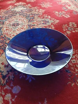 Buy Art Deco Blue Glass Bowl • 15£