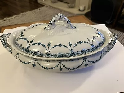 Buy Losol Ware, Keeling &co Ltd. Blue China Tureen Very Good Condition  • 15£