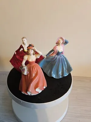 Buy 3 Coalport Lady Figurines Limited Edition (zara, Vicki & Andrea) • 39.99£