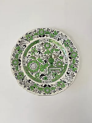 Buy Green Antique MASON'S  Ironstone China Dinner Plate Imari Rayner Pattern 1535 • 12£