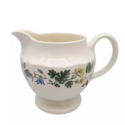 Buy Vintage Wedgwood Richmond Milk Jug Creamer, Leaves Flowers Tableware • 0.99£