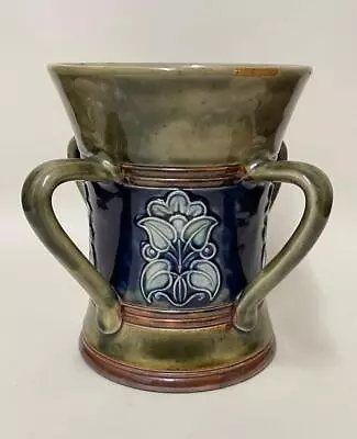 Buy Royal Doulton Lambeth Stoneware Art Pottery Four Handle Loving Cup • 125£