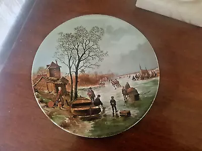 Buy Vintage POOLE POTTERY Small Plate - Landscape In Winter • 2£