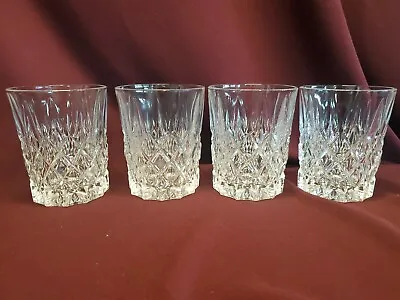Buy Heavy Cut Crystal Whiskey Double Old Fashion Glass - 4  Hatch Vertical Marked • 43.16£