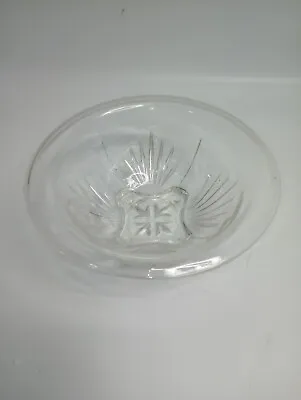 Buy Vintage Depression Federal Clear Glass Star Mixing Bowl 7  W 2.5  H #282 • 13.27£