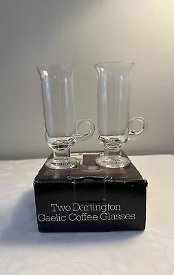 Buy One Pair Vintage Dartington Gaelic Coffee Glasses, Frank Thrower, 2 Items, Bnib • 12.99£