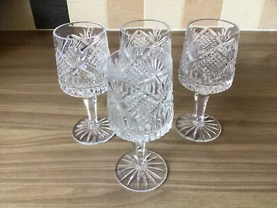 Buy 4 X Tyrone Crystal Slieve Donard Wine Glasses • 38£