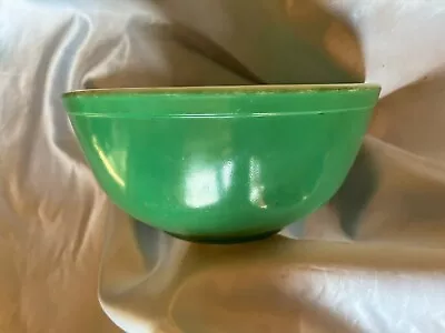 Buy Vintage Pyrex Primary Green 403 Mixing Bowl Nesting Glass MCM • 20.73£