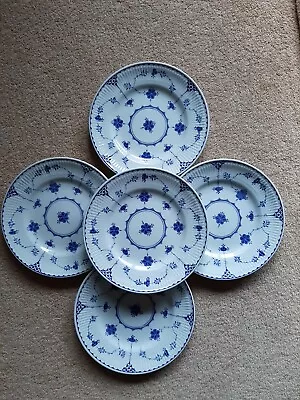 Buy Furnivals Blue Denmark 5x Large Side Plates • 29.14£