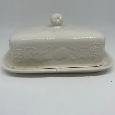 Buy Bhs Barratts Lincoln Cream White Butter Dish • 19.95£