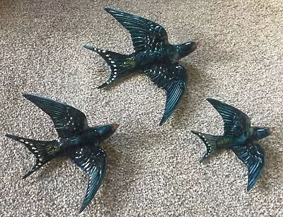 Buy Beswick Flying Swallow Wall Plaques 757/1/2/3 • 260£