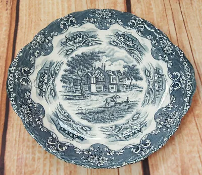 Buy Grindley Blue & White Pattern English Country Inns Oval Plate The Lambert Arms • 11.99£