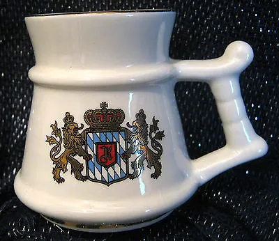 Buy Pretty Prinknash Pottery Tankard Tiny With Coat Of Arms Approx 2.75 Ins Tall  • 6.99£
