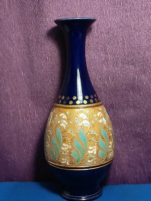 Buy Antique Royal Doulton Lambethware Slater Vases 7462 26cm. • 35£