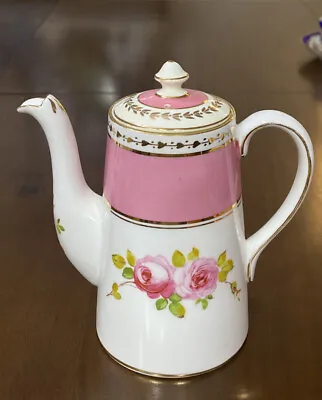 Buy Vintage New Chelsea Staffs Roses Teapot Made In England~Plummer LTD Pink • 94.37£