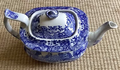 Buy SPODE COPELAND BLUE ITALIAN 600 ML Teapot- Some Imperfections • 3.99£