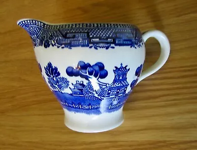 Buy OLD WILLOW Milk Jug By Alfred Meakin : 3.25 Inches. Blue/ White :Made In England • 6.99£