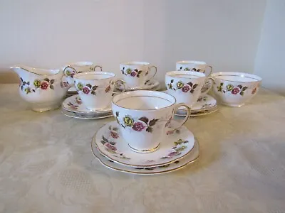Buy Duchess Bone China 18 Piece Tea Set Romance 6 Cups Saucers & Tea Plates • 23.99£