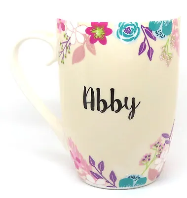 Buy Abby Mug Cream Floral Fine China 11.5 CM Ceramic Tableware Beverage Home Decor • 11£