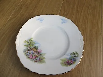 Buy Vintage Royal Vale Country Cottage Cake Or Sandwich Plate • 7£