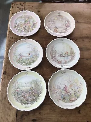 Buy Set Of 6 Royal Doulton The Wind In The Willows Decorative Plates - 8  • 29£