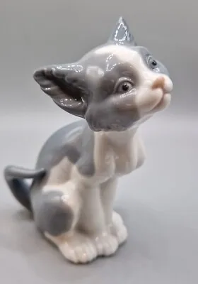 Buy LLADRO Grey & White Cat Figurine Retired 5113 Feed Me BOXED  • 20£