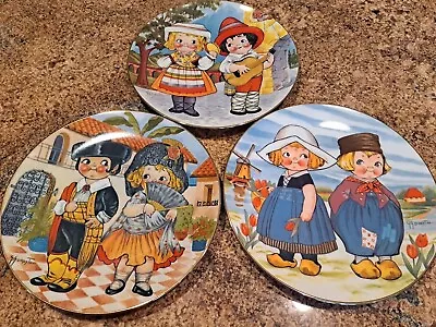 Buy Dolly Dingle World Traveler Collector Plate Set Of 3: Holland/Italy/Spain 1st Ed • 17.03£