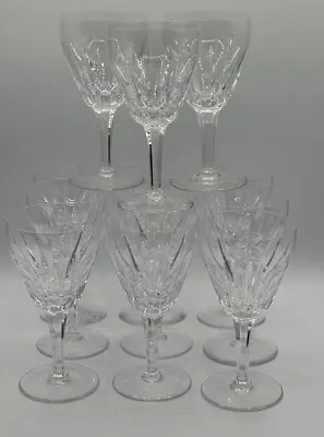 Buy Vintage MCM Stuart England 7” Water Goblet Set Of 12 Claridge Pattern Retired • 144.44£