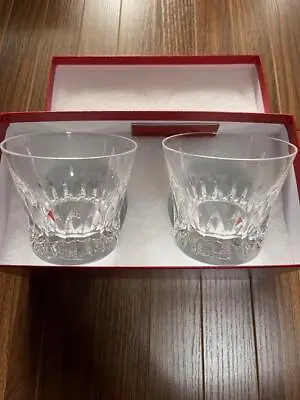 Buy Baccarat Rosa 2015 Whisky Crystal Tumbler Glass  Pair Engraved Rock Glasses • 114.72£