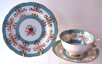 Buy Royal Grafton Bone China    Floral   Cup, Saucer & Plate Trio, C1960s. • 15.99£