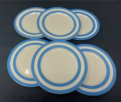 Buy T G Green Cornishware - Set Of 6 Side Plates - 17.5cm • 39.95£