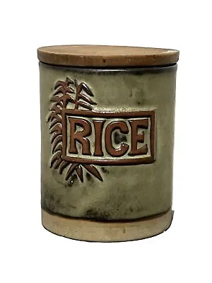 Buy Vintage Stoneware Rice Storage Jar Cornish Studio Tremar Pottery Collectable Can • 16.99£