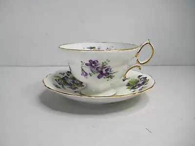 Buy HAMMERSLEY Bone China Victorian Violets England's Countryside Cup & Saucer • 14.19£