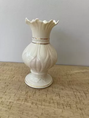 Buy Vintage Belleek Fine Porcelain Parian China Vase Lotus Blossom • 8£