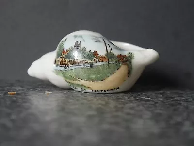 Buy CRESTED CHINA  WHELK SHELL With IMAGE OF TENTERDEN HIGH STREET  GRAFTON CHINA • 3.85£