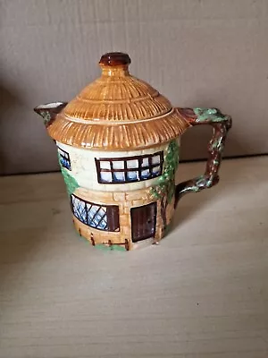 Buy Vintage Beswick Ware Hand Painted Thatched Cottage Tea Pot 239 Made In England • 15£