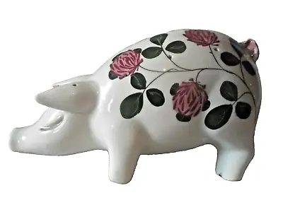 Buy Vintage Rare Large Wemyss Bovey Plichta Standing Pig With Flowering Clover • 395£