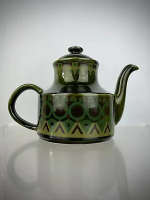 Buy Vintage Mid Century ARTHUR WOOD TEAPOT Green Pottery STRATFORD 5432 Tea Pot • 54.99£