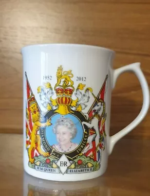 Buy Queen Elizabeth II Commemorative China 60 Year Reign  Mug • 1.50£