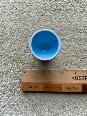 Buy Poole Pottery Twin Tone Egg Cup Sky Blue • 7.99£