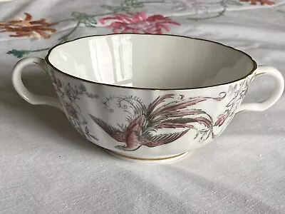 Buy Rare Royal Worcester Lakme Pink And Grey Twin Handled Soup / Bullion Cup • 15.50£