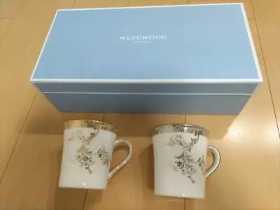 Buy 　 Wedgwood Pair Mug Vera Wang Lace Gold Platinum • 116.89£