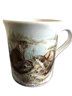 Buy Vintage Dartmoor Devon  Otter Sanctuary Cream Pottery Tee Coffee Mug • 8£