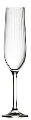 Buy Waterfall Flute Champagne Wine Drinking Glasses Set 7.25oz (20.5cl) Pack Of 6 • 33.09£